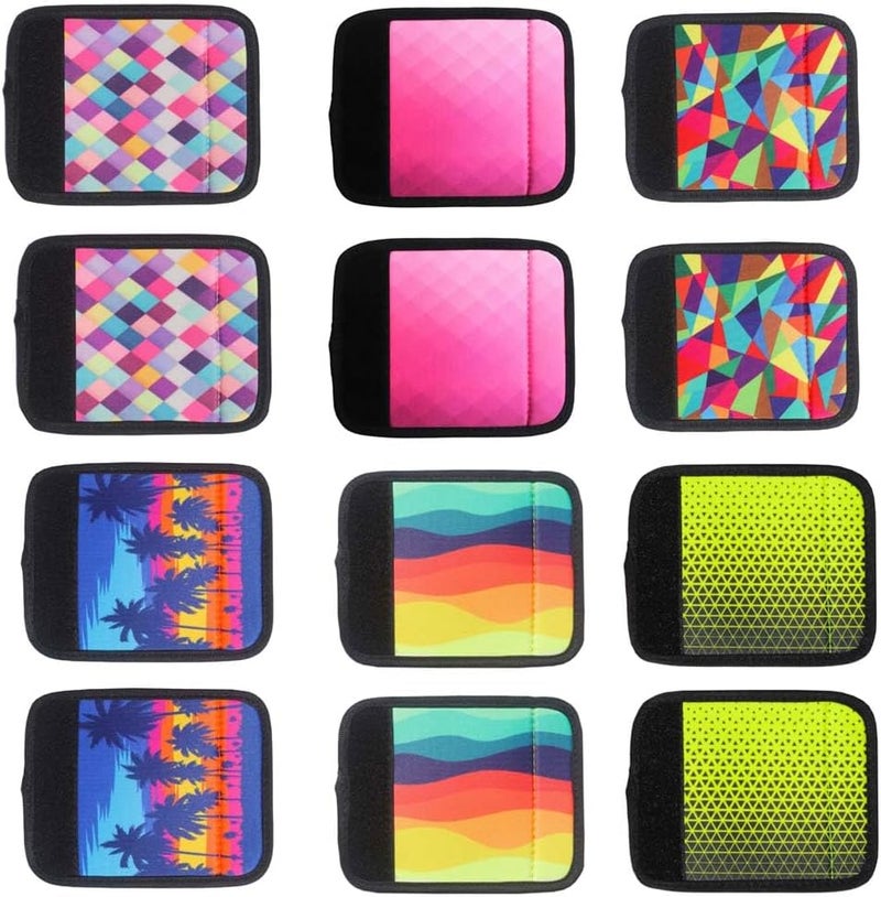 Gowraps Luggage Handle Wrap 12 Pack-Bulk Luggage Handle Wraps for Suitcases Neoprene Handle Wraps/Cover/Grips for Carry on/Bag/Car Travel Accessories for Luggage (Mixed 2.0) - Image 4